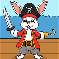 Pirate Bunny Picture