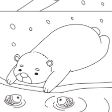 Polar Bear Coloring Page