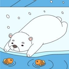 Polar Bear Coloring Page