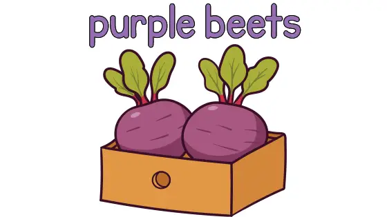 Purple Beets Coloring Page