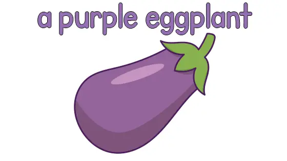 Purple Eggplants Coloring Page