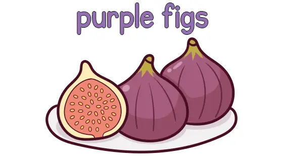 Purple Figs Coloring Page