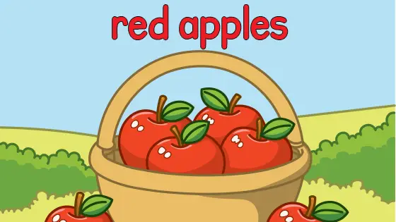 Red Apples Printable