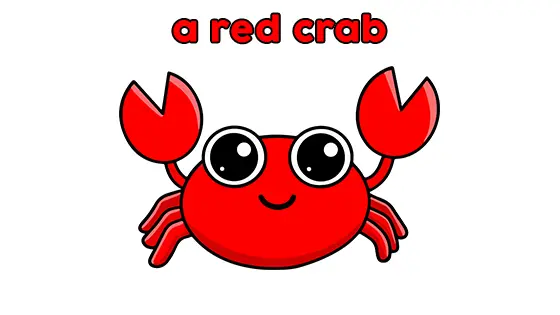 A Red Crab Coloring Pages Free PDF Download Color