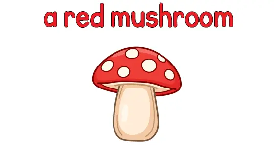A Red Mushroom Printable