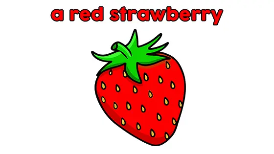 A Red Strawberry Coloring Pages Free PDF Download Color