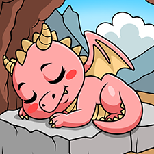 Sleeping Dragon Printable