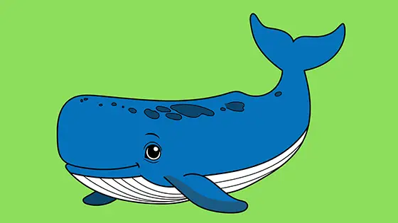 Smiling Whale Printable