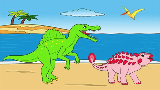 ankylosaurus vs spinosaurus