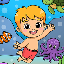 Boy Under The Sea Printable