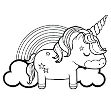 Unicorn coloring pages for kids - Unicorns Kids Coloring Pages