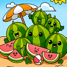 Watermelon Family Printable