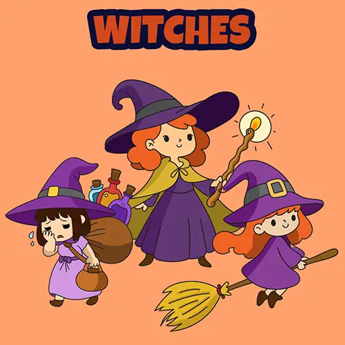 Witch Coloring Sheets