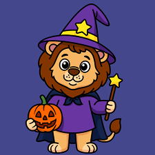 Wizard Lion Printable