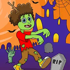 Zombie In The Graveyard Printable